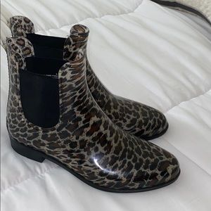 Cheetah ankle boots